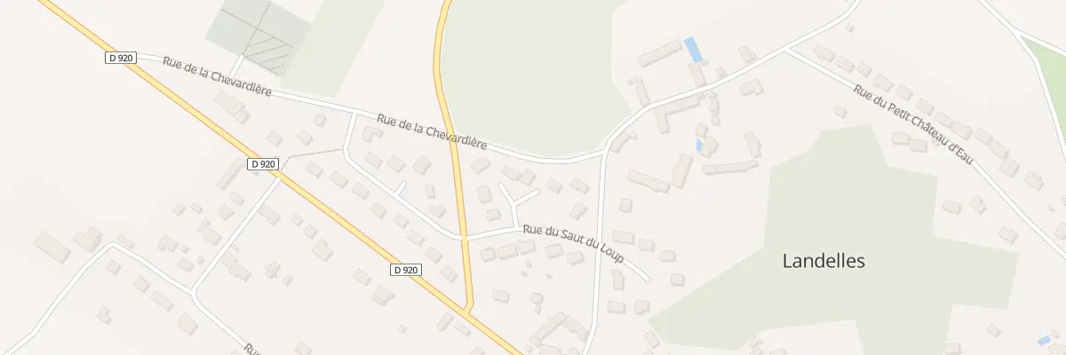 Plan du 9 Rue du Saut du Loup à Landelles