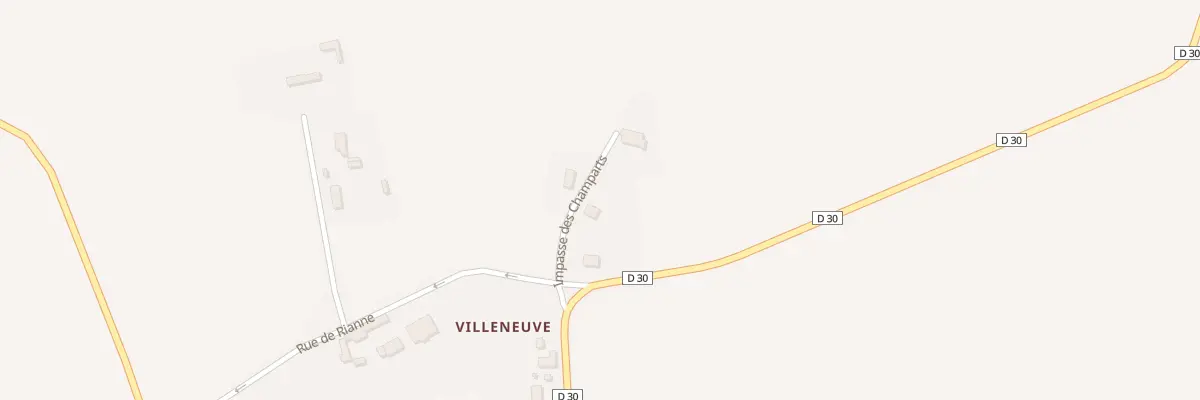 Plan du 4 Imp des Champarts à Fruncé