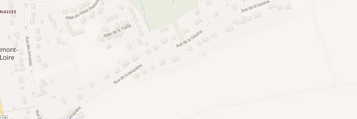Plan du 6 Rue de la Gautrie à Chaumont-sur-Loire