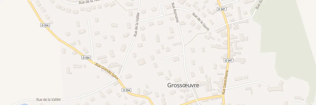 Plan du 5 Sen des Etringalles à Grossœuvre