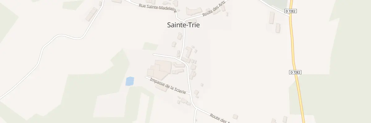 Plan du 11 Le Bourg à Sainte-Trie