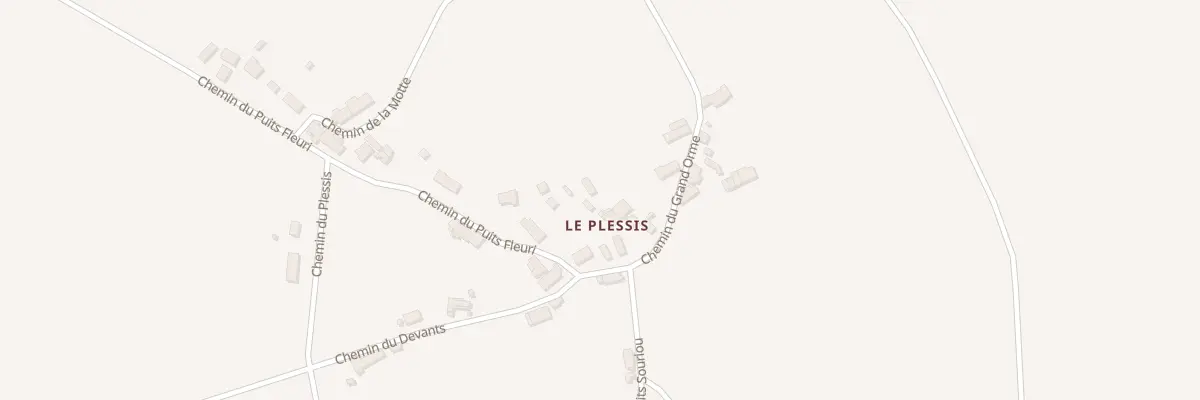 Plan du 5 Che du Grand Orme à Fréteval