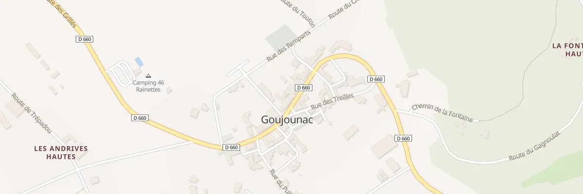 Plan du 11 Rue des Anciens Rosiers à Goujounac