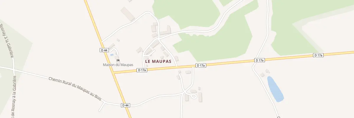 Plan du 11 Le Maupas à Rosnay