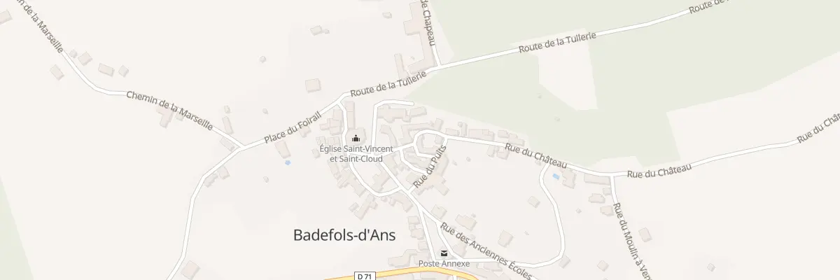 Plan du 32 Le Bourg à Badefols-d’Ans