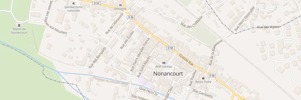 Plan du 8 Rue St Martin à Nonancourt