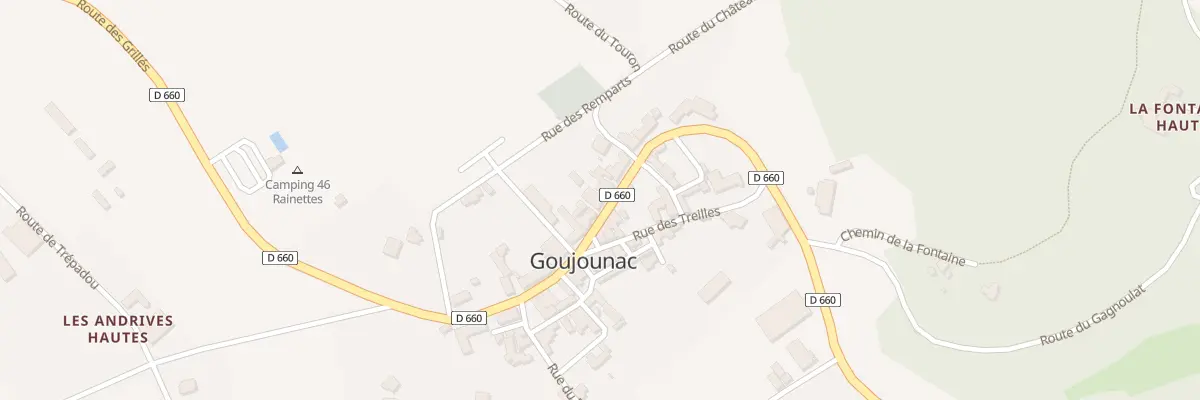 Plan du 5032 Le Bourg à Goujounac