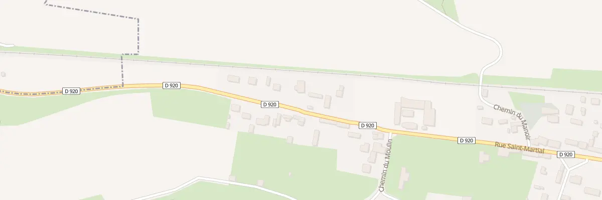 Plan du 32T Rue Saint Martial à Sauchay