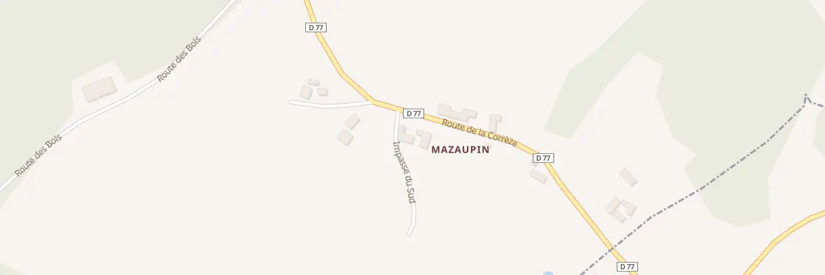 Plan du 40 Le Masaupin à Boisseuilh