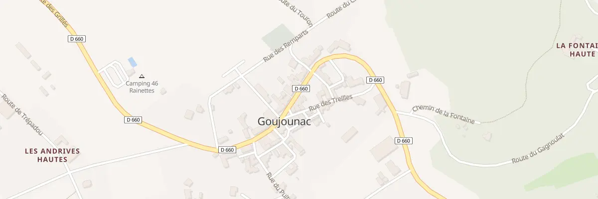Plan du 5059 Le Bourg à Goujounac
