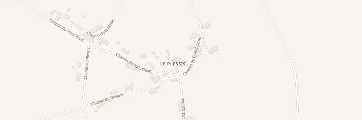 Plan du 7 Che du Grand Orme à Fréteval