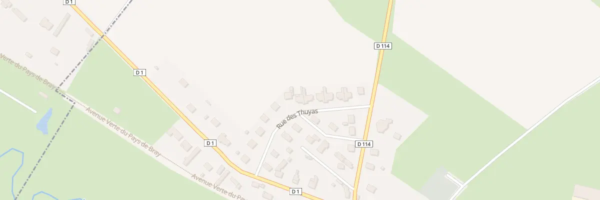 Plan du 133 Rue des Thuyas à Dampierre-Saint-Nicolas