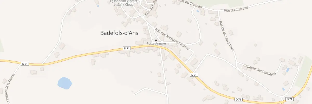 Plan du 12 Rte de la Séchère à Badefols-d’Ans