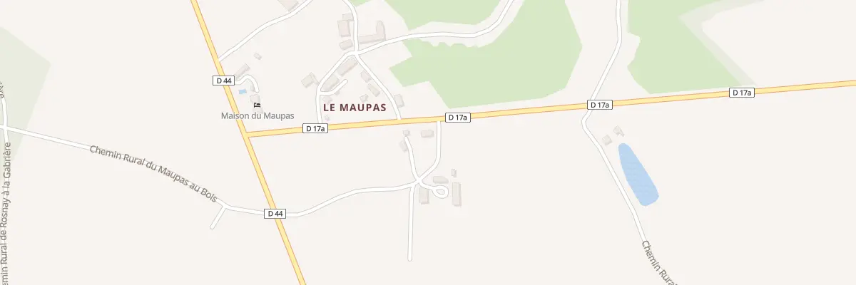 Plan du 4 Le Maupas à Rosnay