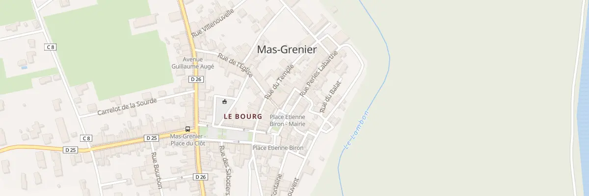 Plan du 3 Rue Peries Labarthe à Mas-Grenier
