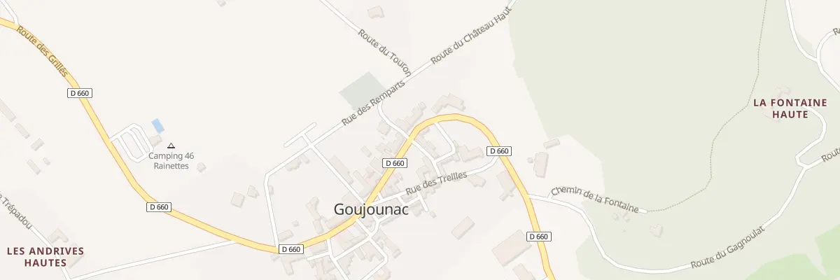 Plan du 5062 Le Bourg à Goujounac
