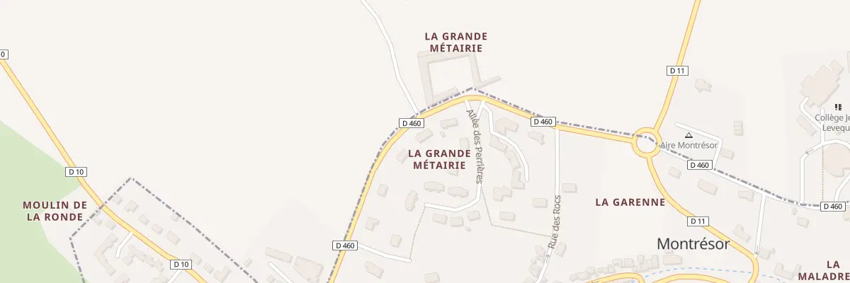 Plan du 18 Rue de la Couteauderie à Montrésor