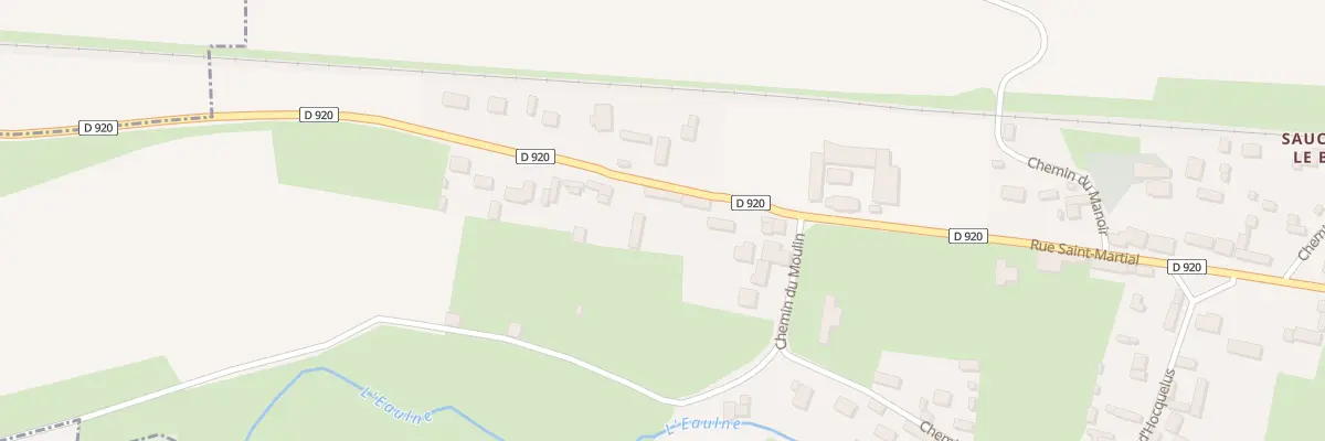 Plan du 33 Rue Saint Martial à Sauchay