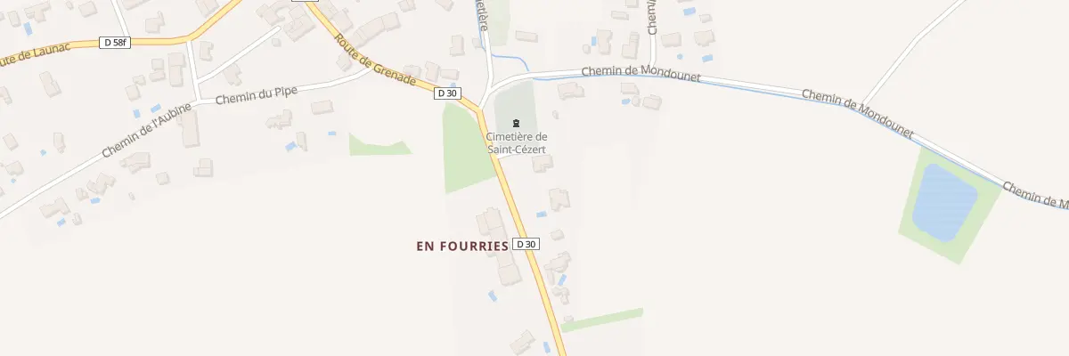 Plan du 270 Rte de Grenade à Saint-Cézert
