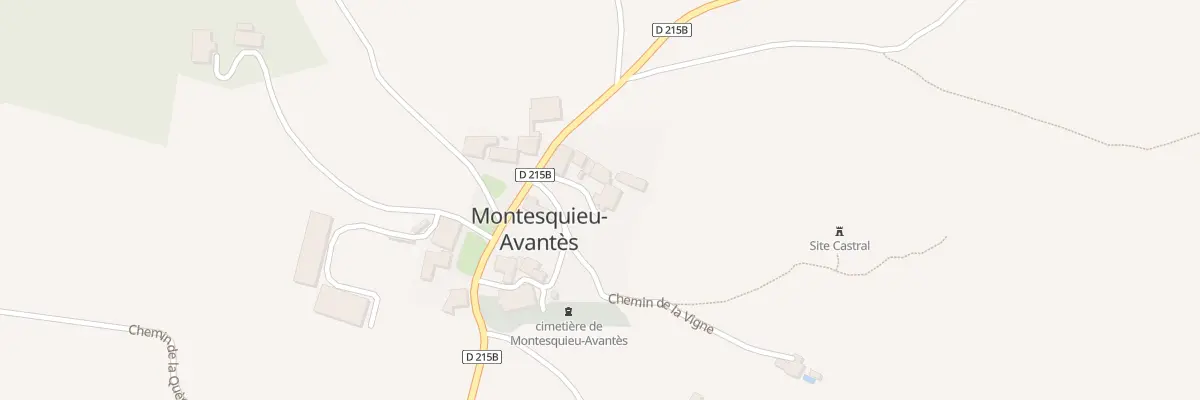 Plan du 6 Montesquieu à Montesquieu-Avantès