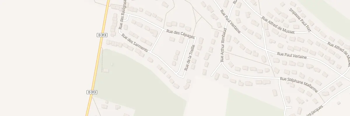 Plan du 8 Rue de la Treille à Saint-Lubin-des-Joncherets