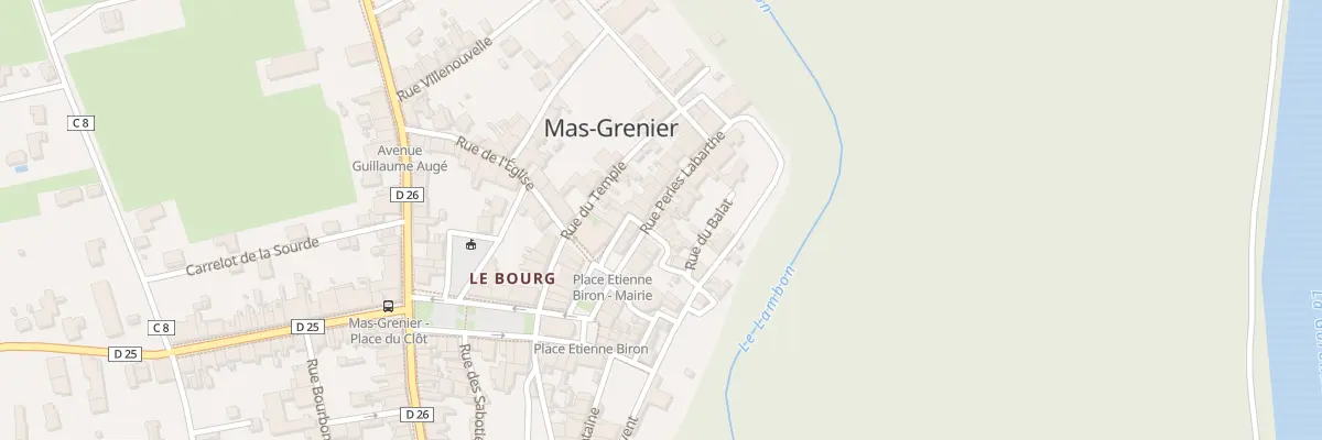 Plan du 12 Pl de la Capelane à Mas-Grenier