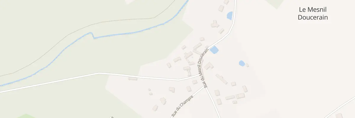 Plan du 36 Rue du Mesnil- Doucerain au Boulay-Morin