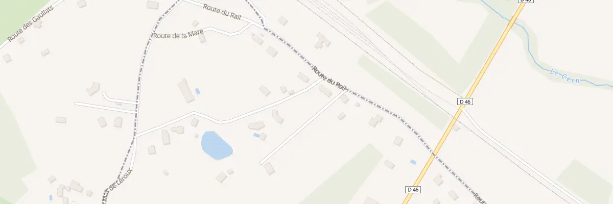 Plan du 9 Rte de la Mare aux Farges