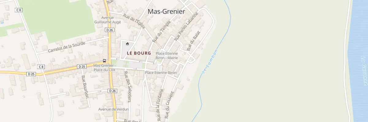 Plan du 3 Rue du Chateau à Mas-Grenier