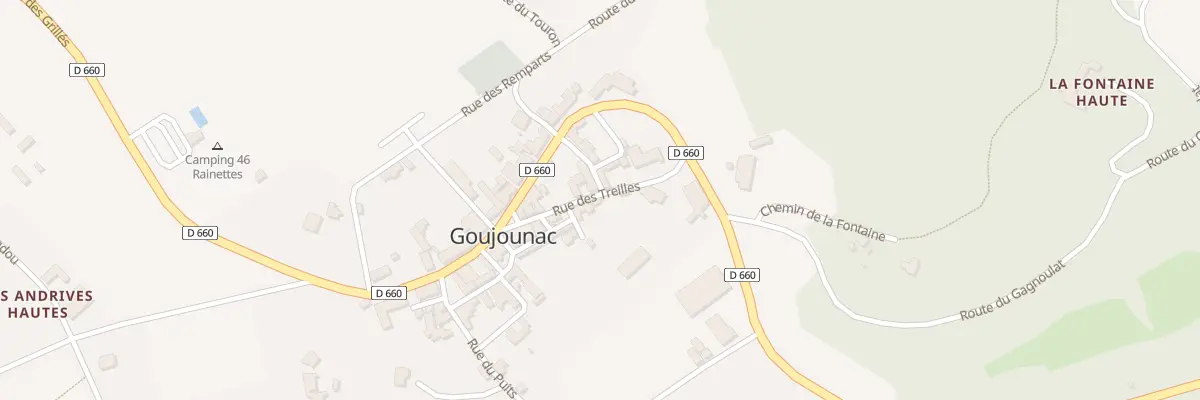 Plan du 6085F Le Bourg à Goujounac