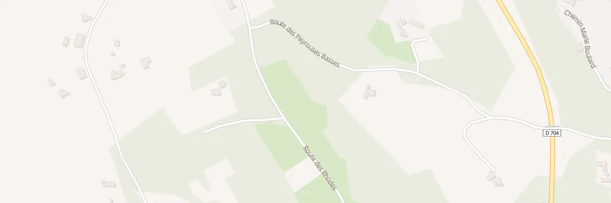 Plan du 729 Rte des Rhodes à Sarlat-la-Canéda