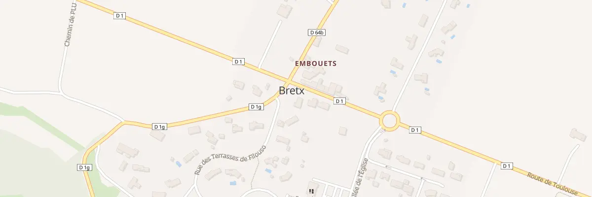 Plan du 6 Rte de Menville à Bretx