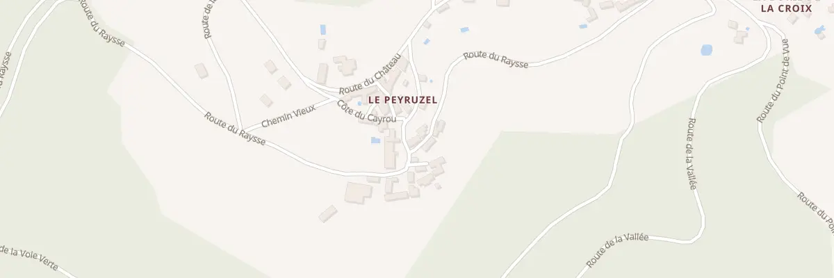 Plan du 1439 Rte du Raysse à Daglan