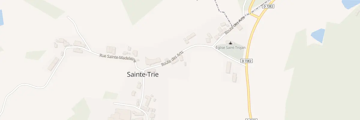 Plan du 23 Le Bourg à Sainte-Trie