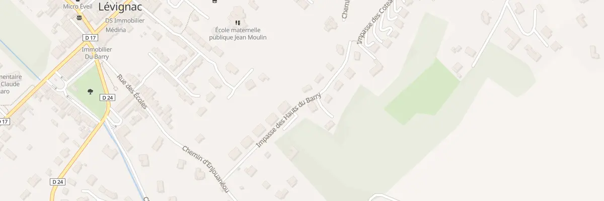Plan du 9003 Che d’Enjouanéou à Lévignac