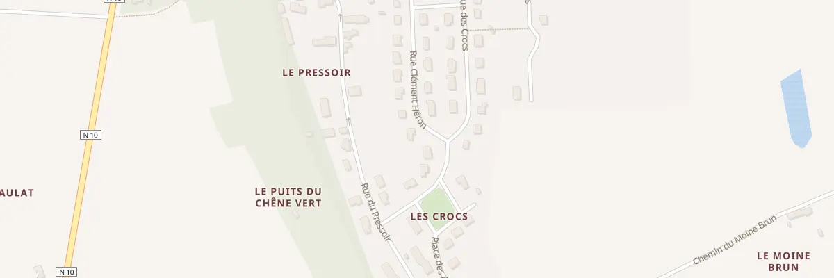 Plan du 28 Rue Clément Héron à Saint-Hilaire-la-Gravelle