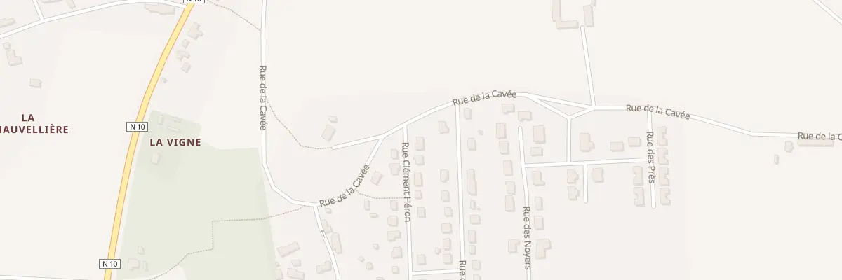 Plan du 1 Rue Clément Héron à Saint-Hilaire-la-Gravelle