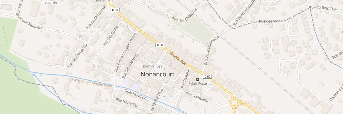 Plan du 52 Grande Rue à Nonancourt