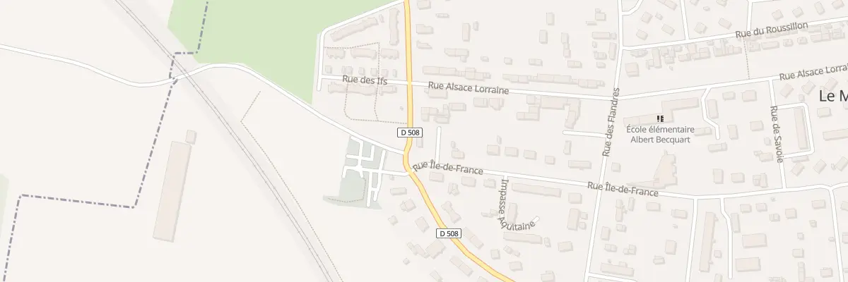 Plan du 2 Rte d’Alizay au Manoir