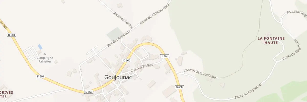 Plan du 47 Rue du Petit Porche à Goujounac