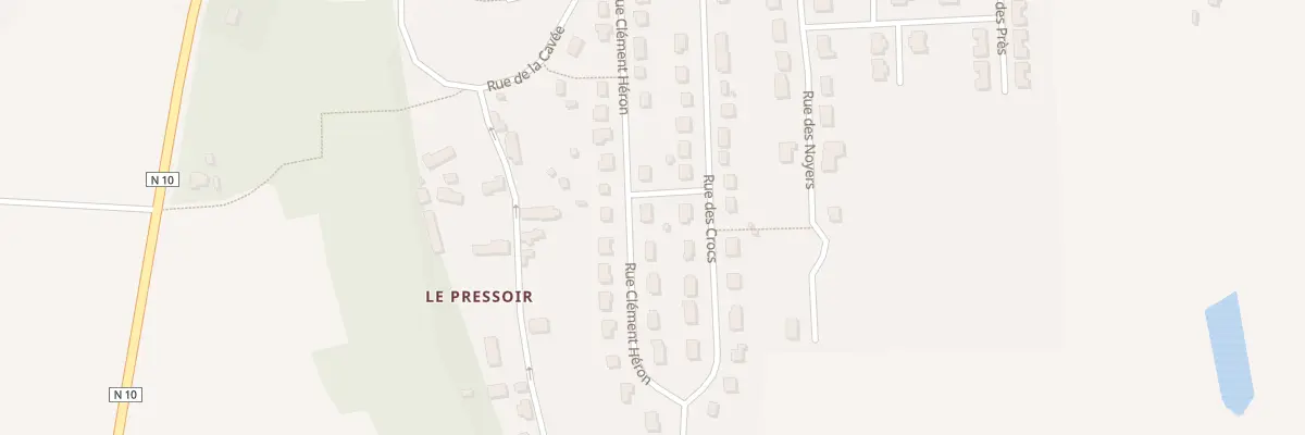 Plan du 15 Rue Clément Héron à Saint-Hilaire-la-Gravelle