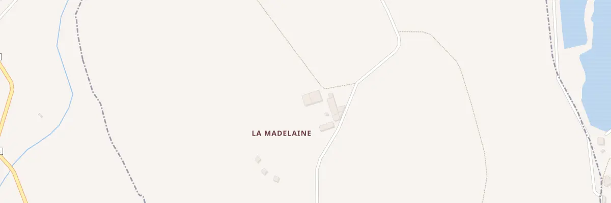 Plan du 5320 La Madelaine à Thouron