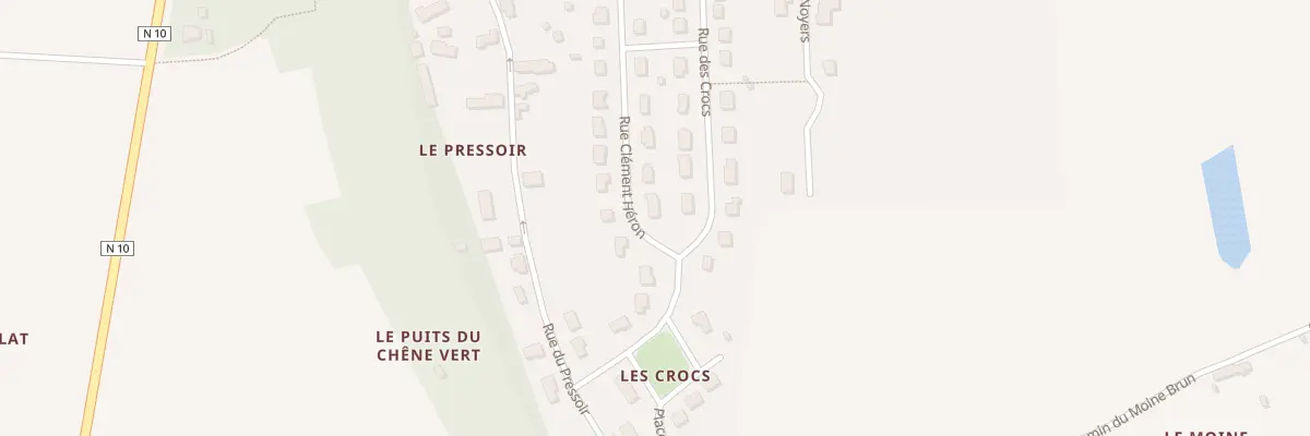 Plan du 23 Rue Clément Héron à Saint-Hilaire-la-Gravelle