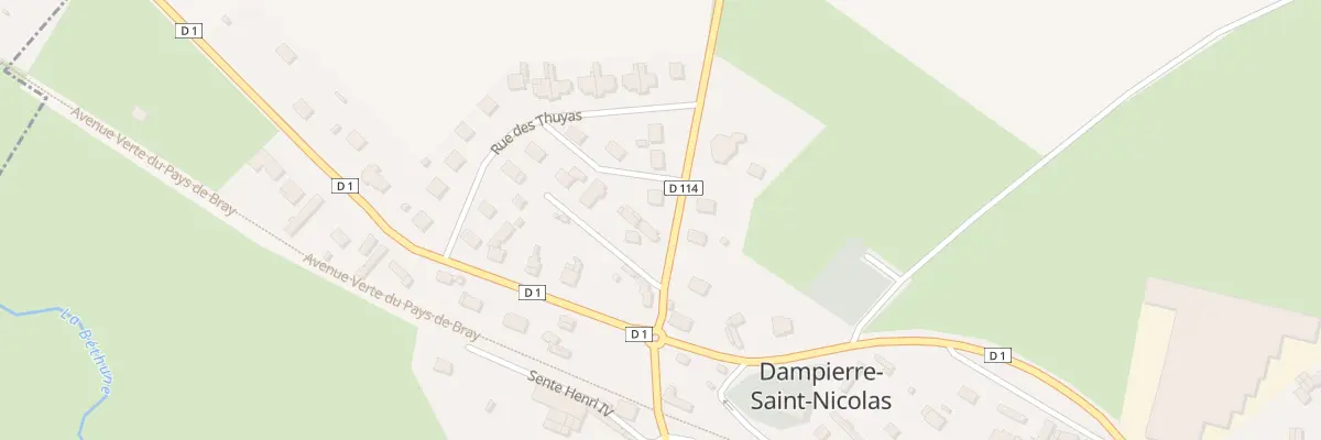 Plan du 247 Rte de Saint Nicolas à Dampierre-Saint-Nicolas