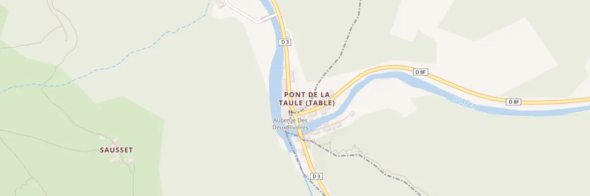Plan du 396 Pont de la Taule à Seix