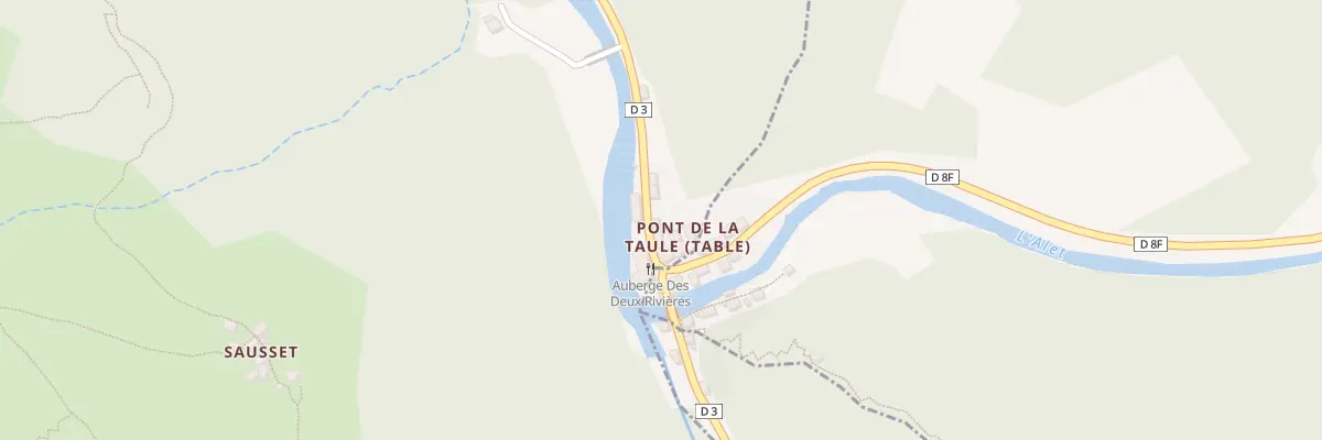 Plan du 391 Pont de la Taule à Seix