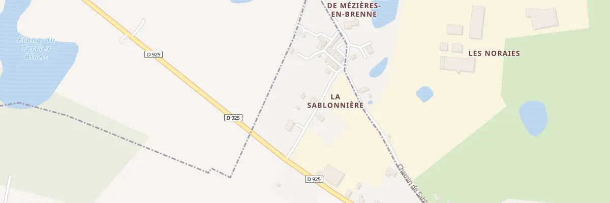 Plan du 19 La Sablonniere à Saint-Michel-en-Brenne