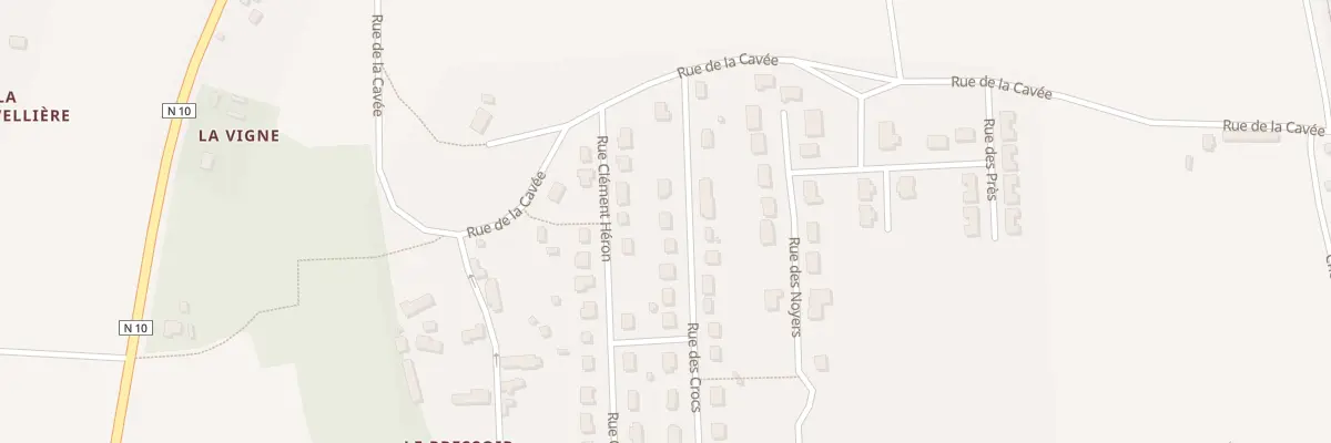 Plan du 6 Rue des Crocs à Saint-Hilaire-la-Gravelle