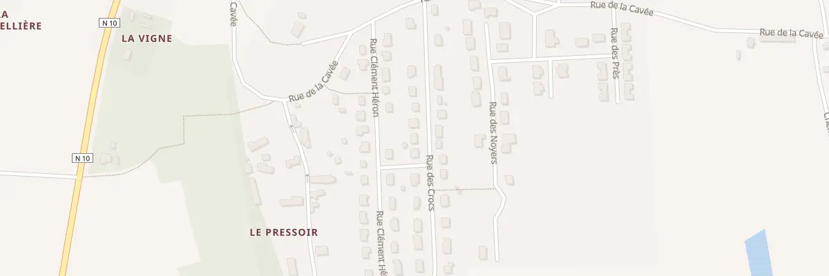 Plan du 12 Rue des Crocs à Saint-Hilaire-la-Gravelle