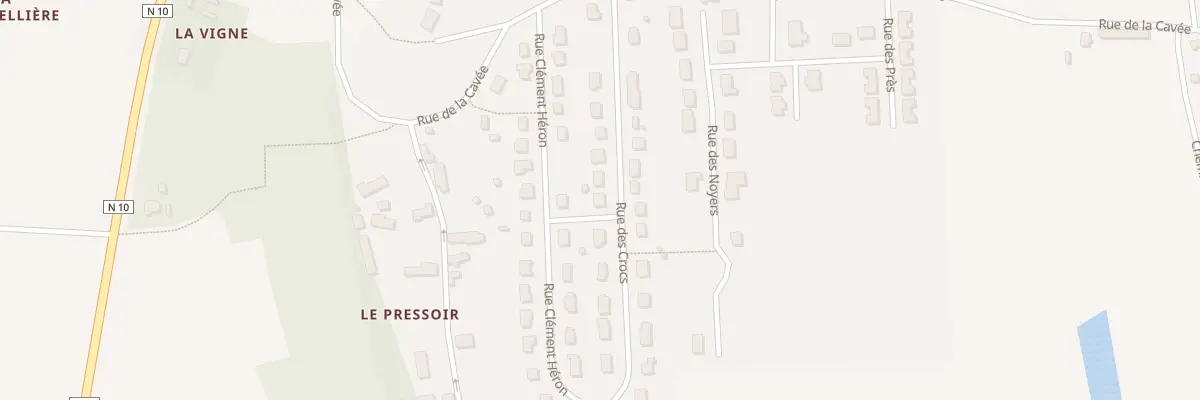Plan du 14 Rue des Crocs à Saint-Hilaire-la-Gravelle